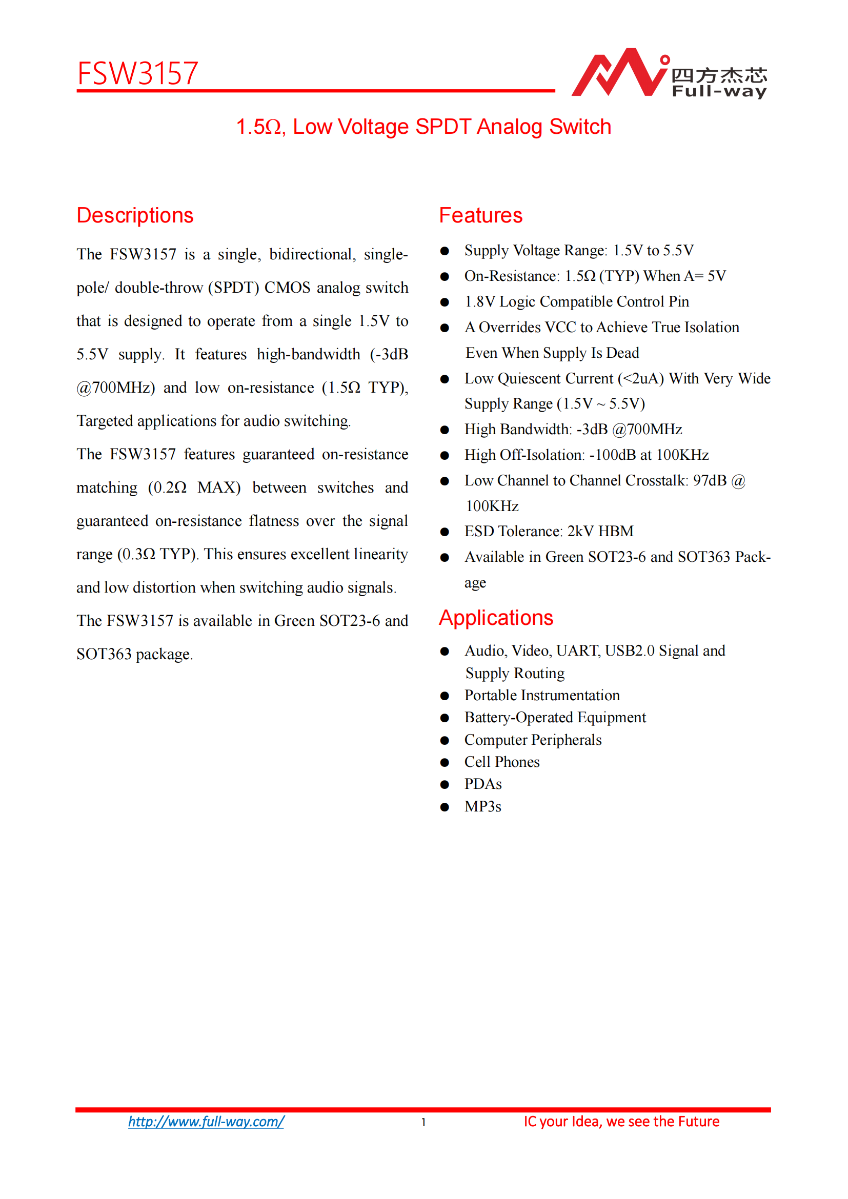 FSW3157_DataSheet_00